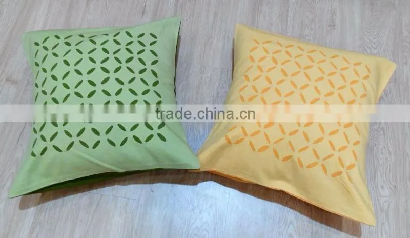 Handmade Cutwork Cushion Covers