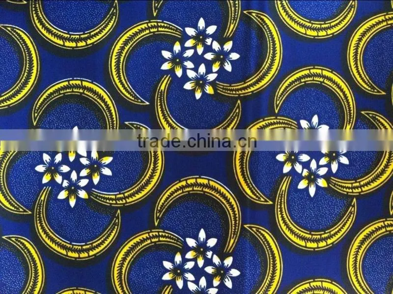 Custom Printing Fabric Africa Wax Fabric