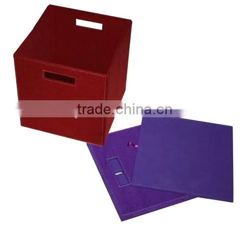 Custom oem non woven fabric household storage box
