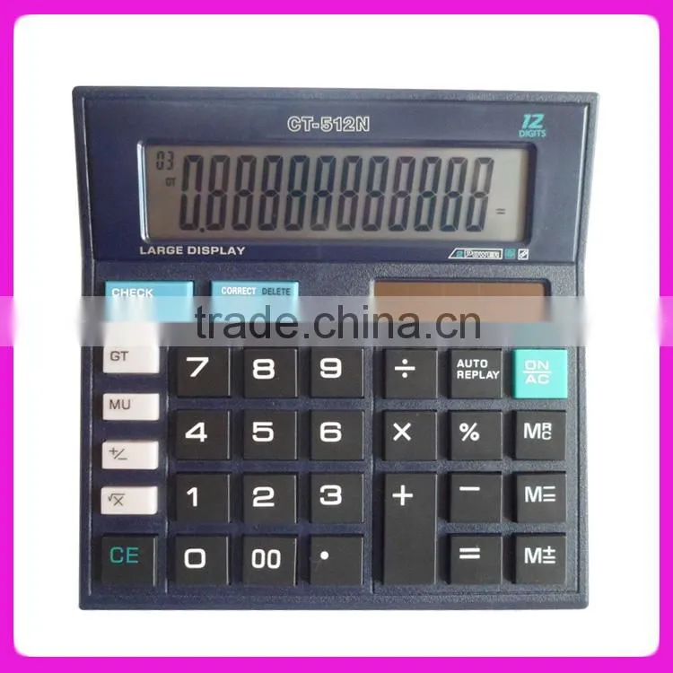 Factory supply 12 digits calculator,Electronic desktop calculator