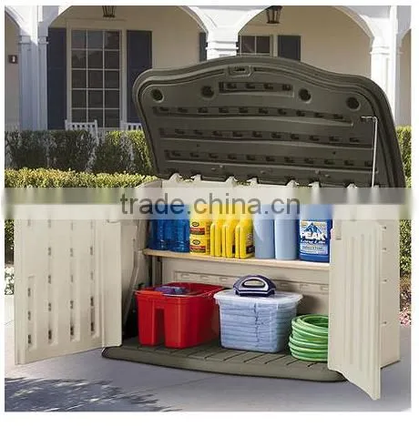 Outdoor horizontal storage shed garden furniture