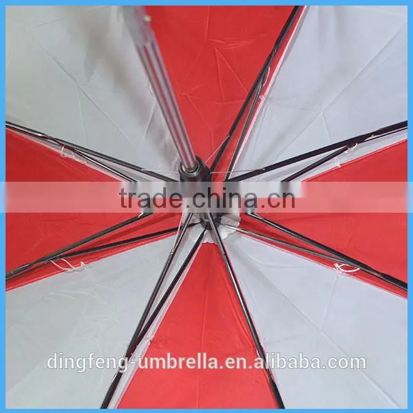 Advertising automatic 2 folding golf umbrella / 2 folding umbrella / umbrella folding