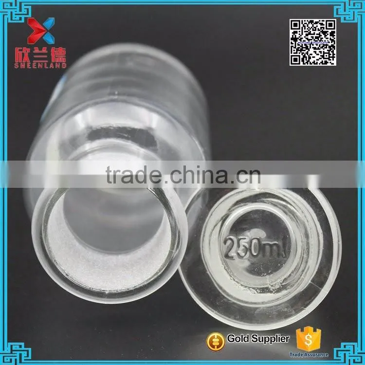 wholesale 250ml pharmaceutical tubular glass bottle vial