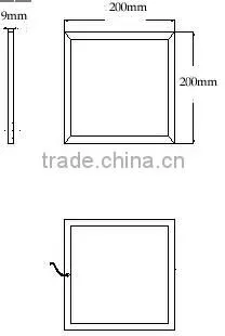 High Quality flat panel led lighting