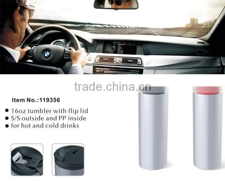 Customized Double Layer Stainless Steel Travel Mug Inserts