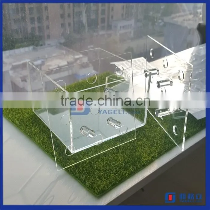 2016 Hot Sale!! China Manufactuer Flower Box Hold 9 Roses Acrylic Box for Fresh Roses