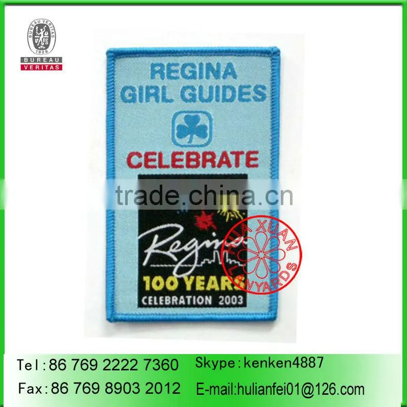 High quality woven patches