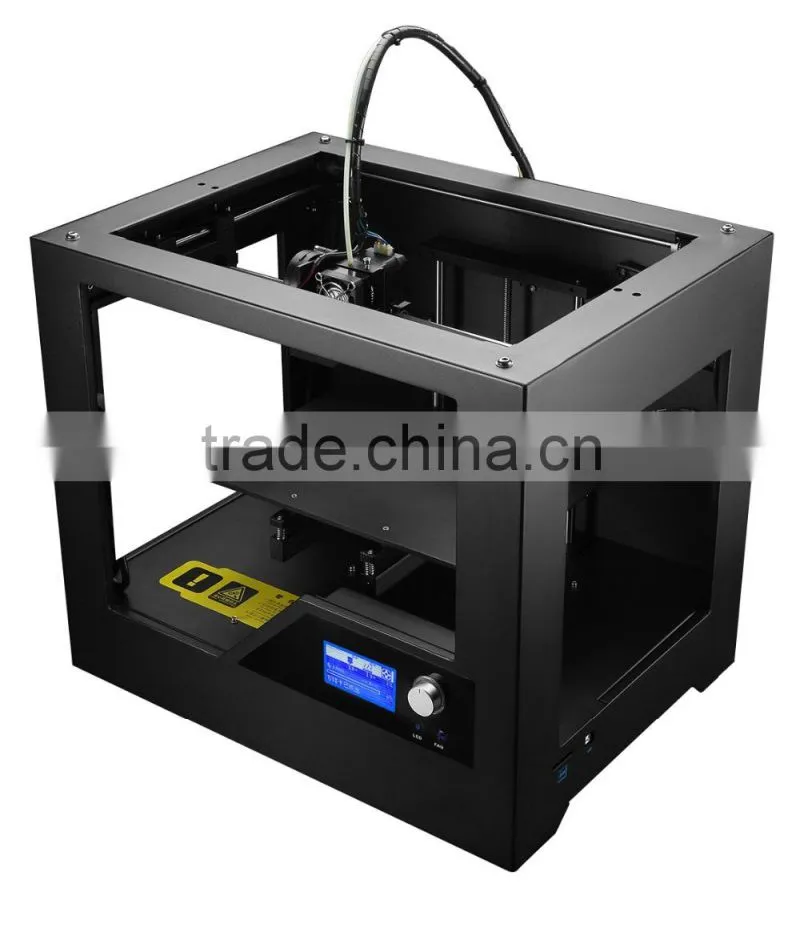 Best desktop Assembled 3D printer for professional user, ready to use with LCD ,0.1 mm solution, big size can be printed cura