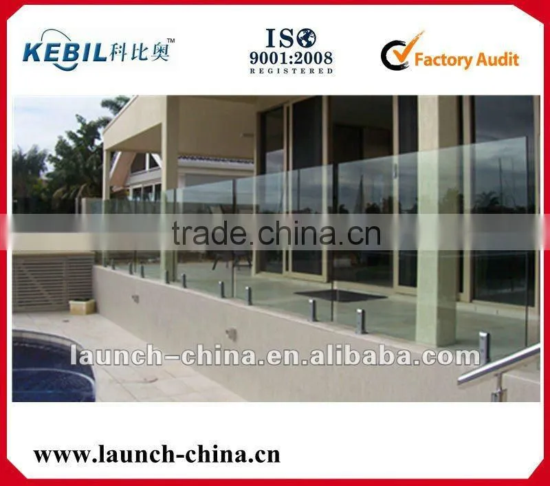 12mm clear tempered glass for swimming pool