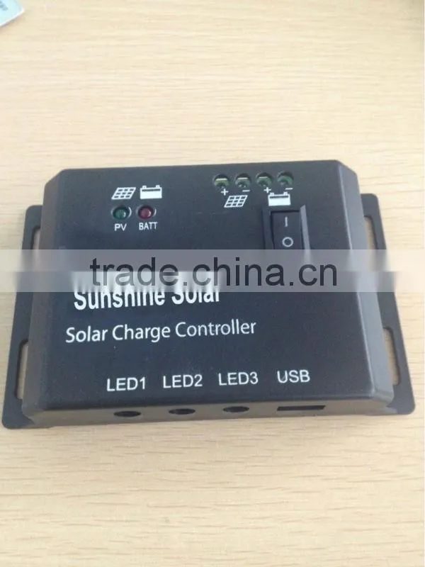 New design 10A solar controller with USB