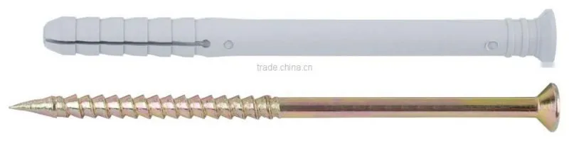 Nylon hammer fixing anchor popular product