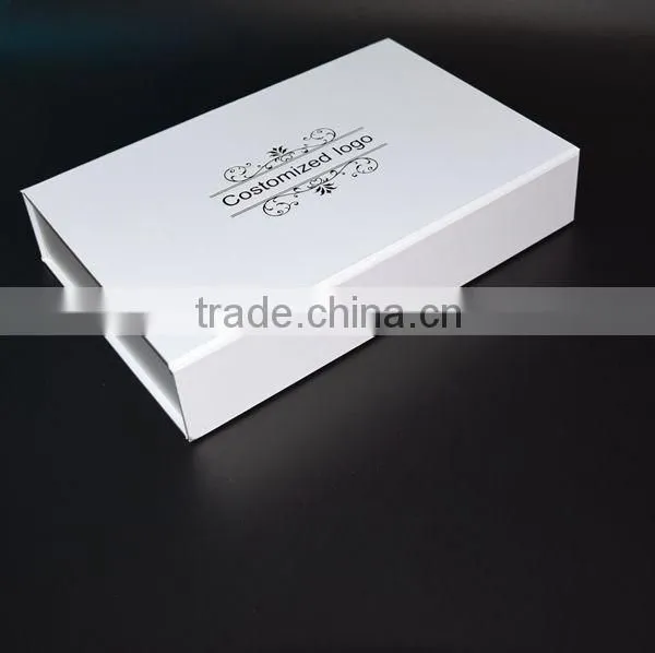 Good quality white folding box template stand glasses