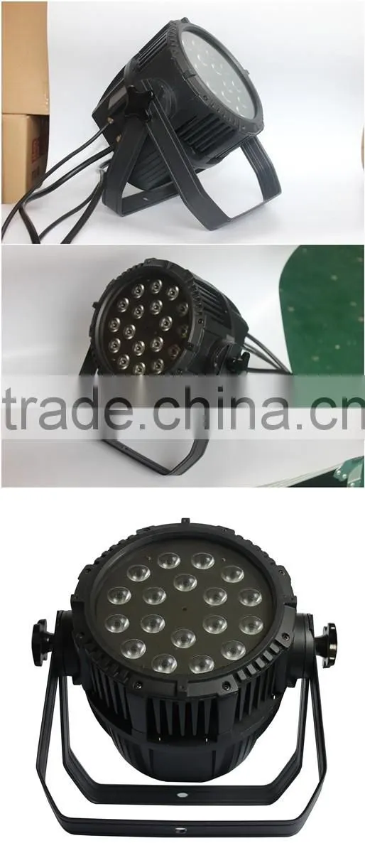 hanging led par lights 18pcs*10w RGBWA led working light led par light water proof