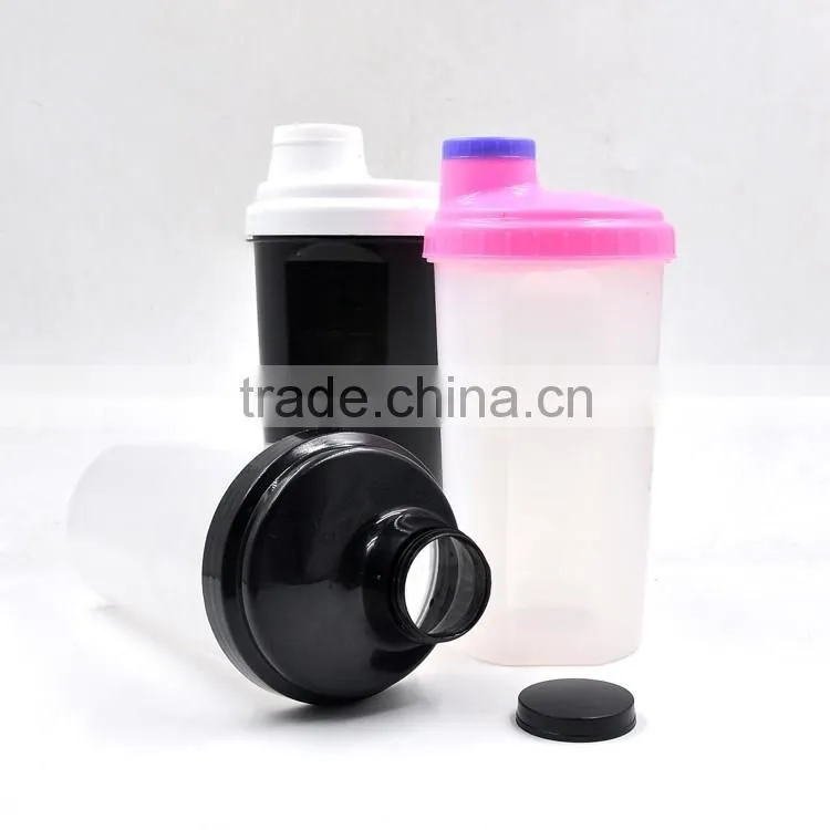 700ML Wholesale Custom Plastic Protein Shaker Bottle BPA free