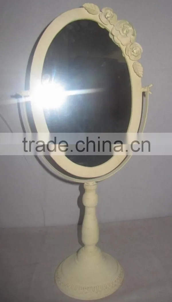 Beautiful flower design dressing table mirror decorative