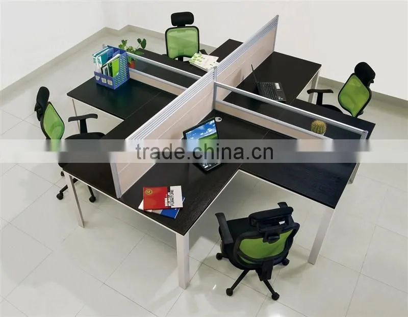 Furniture extruded aluminum metal leg for office desk