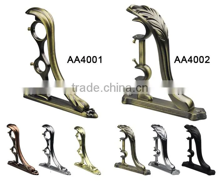 Luxurious Plating Iron Curtain Rod Set ,Curtain Rod