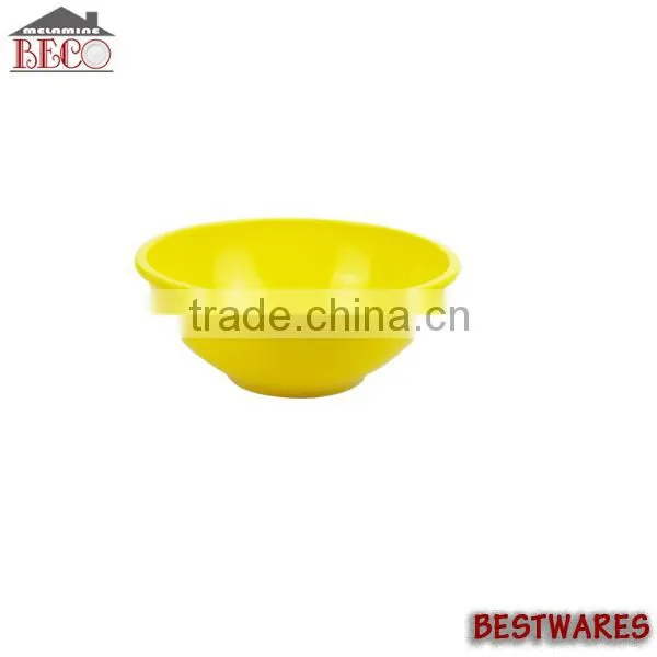 Hot sale 5pcs solid color melamine mixing bowl