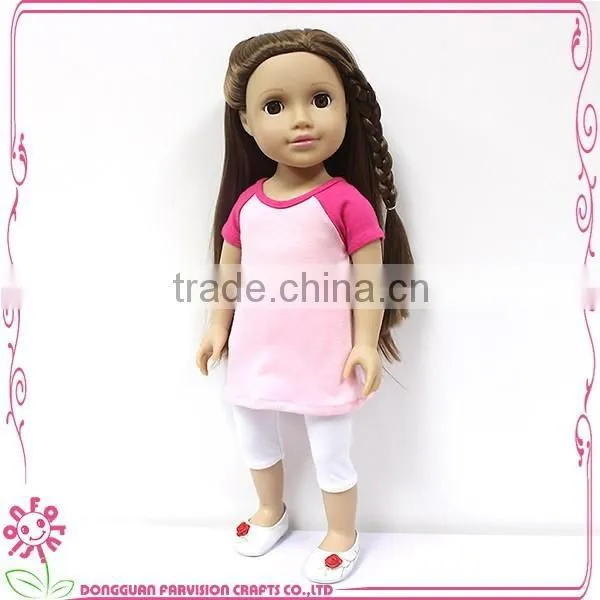hot sale 18 inch big girl plastic doll for girls