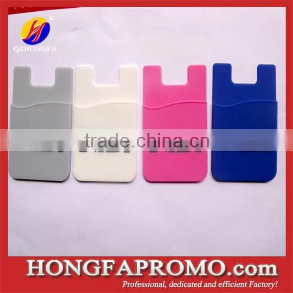 Universal Cell Phone Silicone Smart Wallet Back Pocket ID, Credit Cards