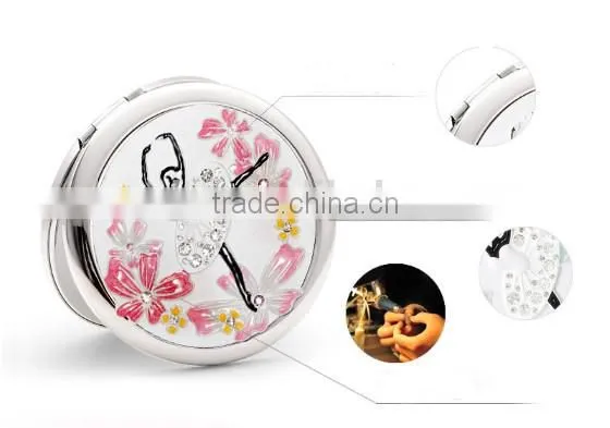 Dreamgirls Personalized Dancing Girl Flexible Pocket Mirror Metal pocket mirror