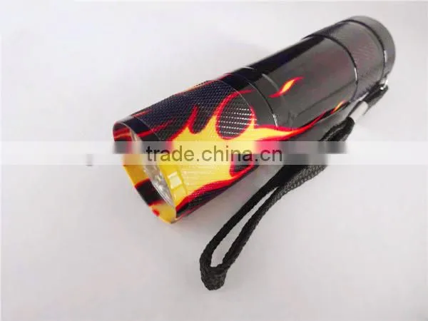 GS-8005 Bulk Cheap Aluminum led Torch, 9 led Torch, 9 led Flashlight for Sale