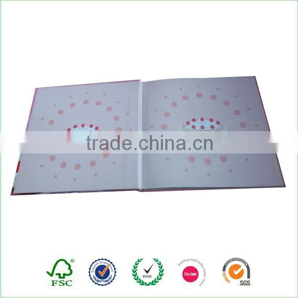 Hardcover high quality book printing service company