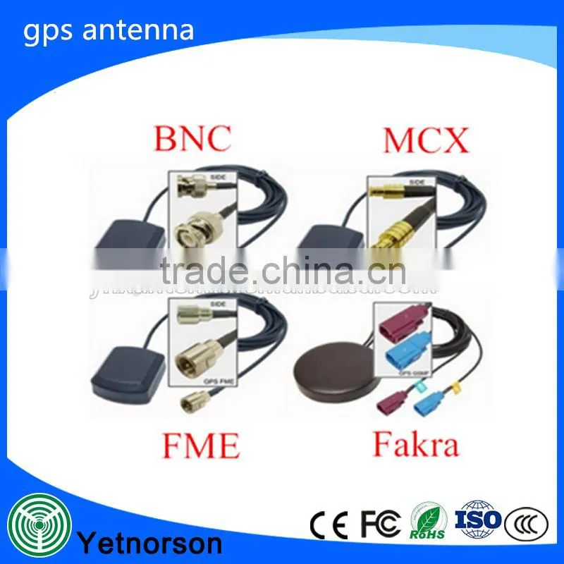Manufactory supply 3-5v 28dBi outdoor active gps external antenna for car navigation