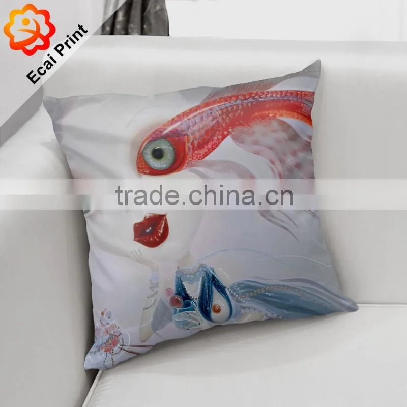 2016 beautiful silky decorative pillow for home