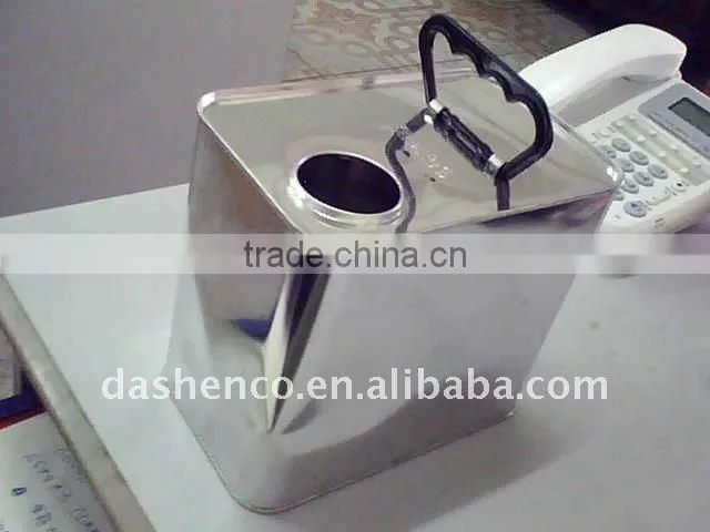 5L square chemical can with plastic handle