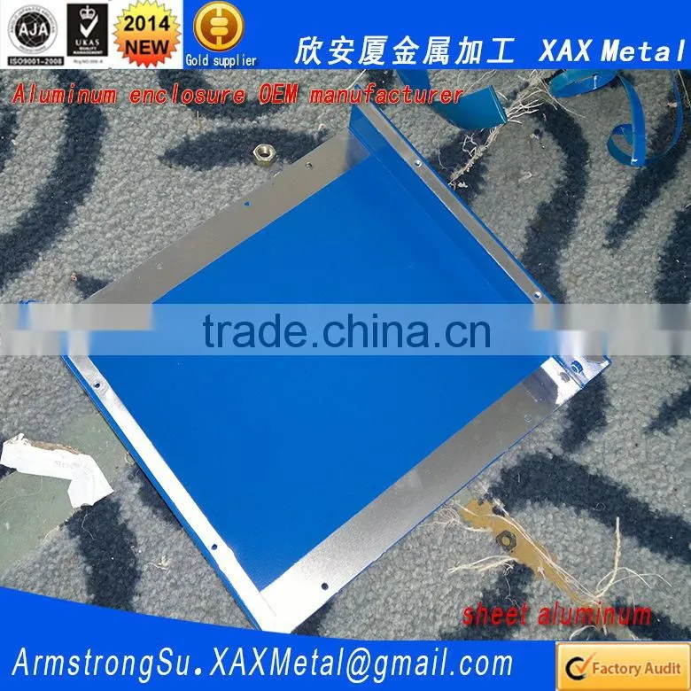 XAX42Alu OEM ODM customized laser cut bend weld sheet aluminum wireless communication box