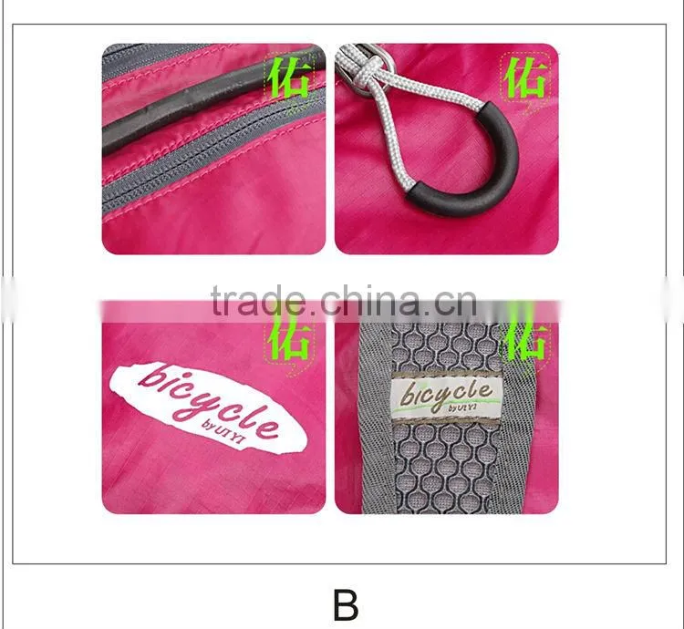 2014 high quality outdoor Nylon bag folding as square pocket
