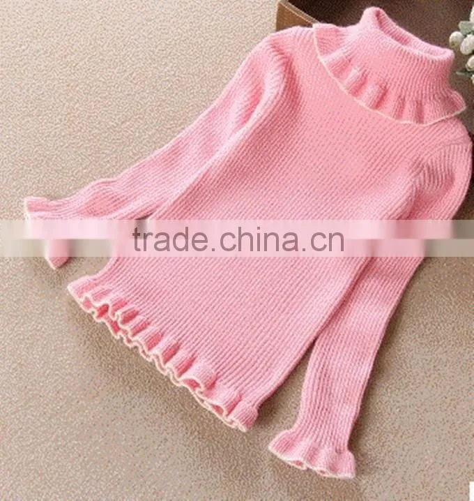 2016 Spring Girls rib cotton spandex shirt