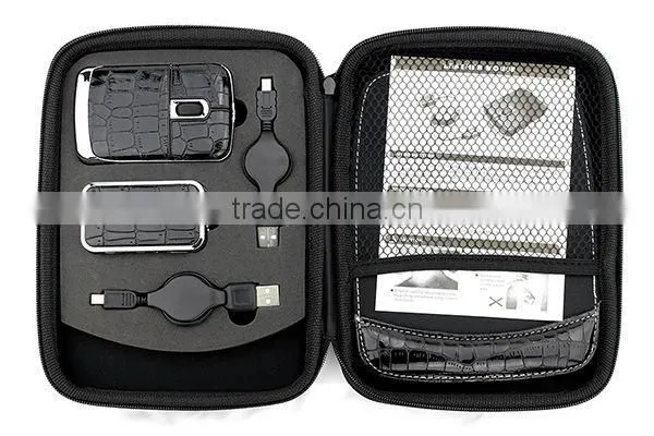 USB computer set white leather for high class premium gifts set