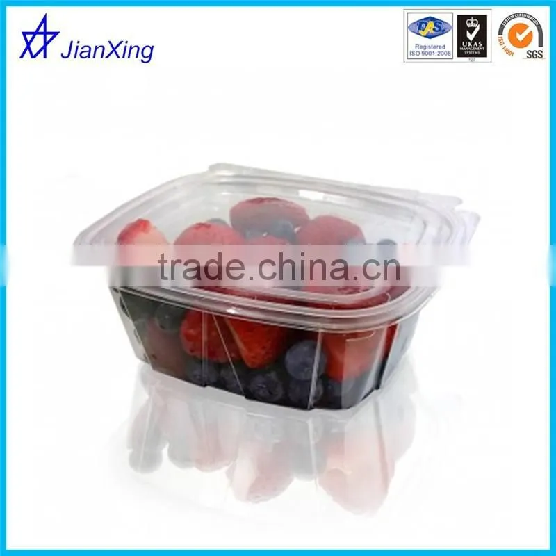 Disposable Plastic Clamshell Hot Dog Food Container Packaging