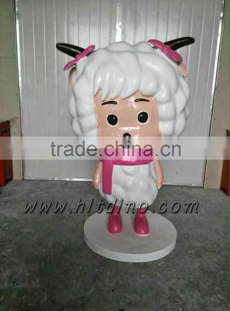 life size fiberglass sheep statue