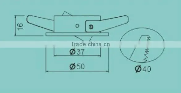 1-3W Aluminium Recessed LED Downlight Housing