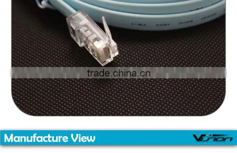 Cisco RJ45 to RJ45 Rollover Console Cable, light blue, CAB-500RJ