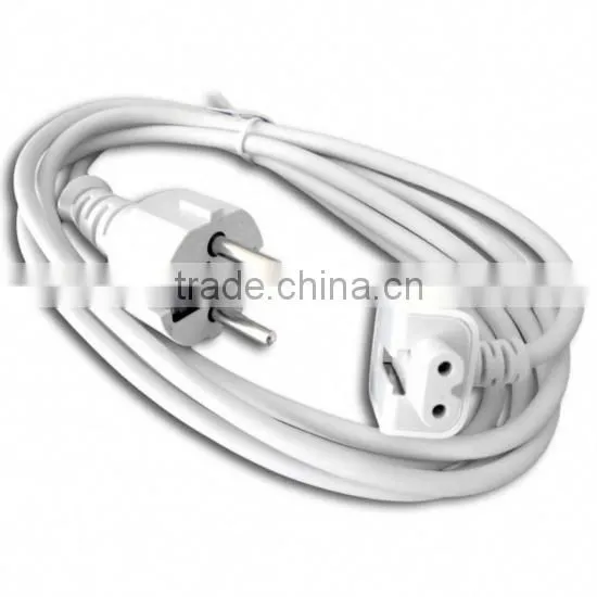 EU Plug Extension Power Cable for Apple Adapter
