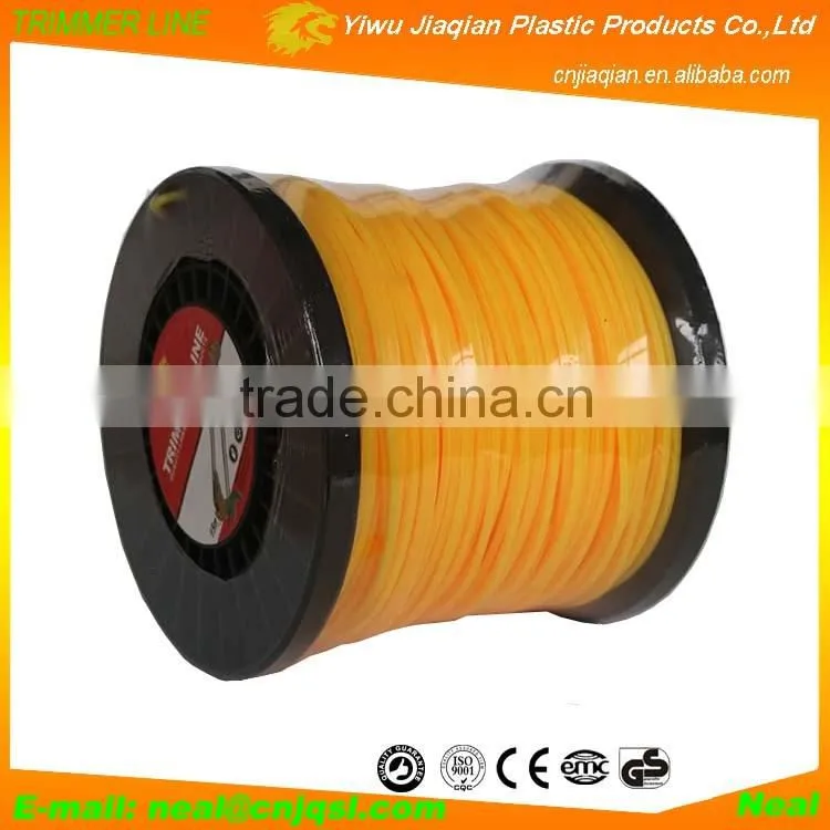 CE, GS, EMC Certificate Spool Trimmer Line 1LB Square , Round , Star Shape Brush Cutter Line Nylon Trimmer Line For Cutting Weed