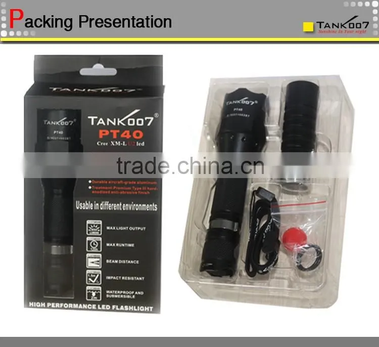 Army Torch Light 1000 Lumens Tactical Flashlight Special Flashlights Tactical PT40