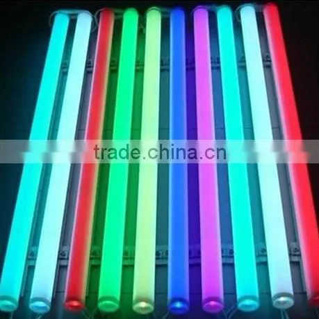 Hot selling,External-controlled 6 pixel/m dance floor digital tube/ decoration rgb digital tube DC24V 10-11w/m ,2 years warranty
