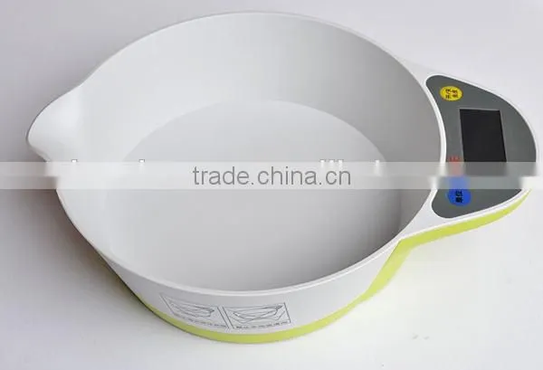 5 kg/1g LCD Digital kitchen tray scales for household