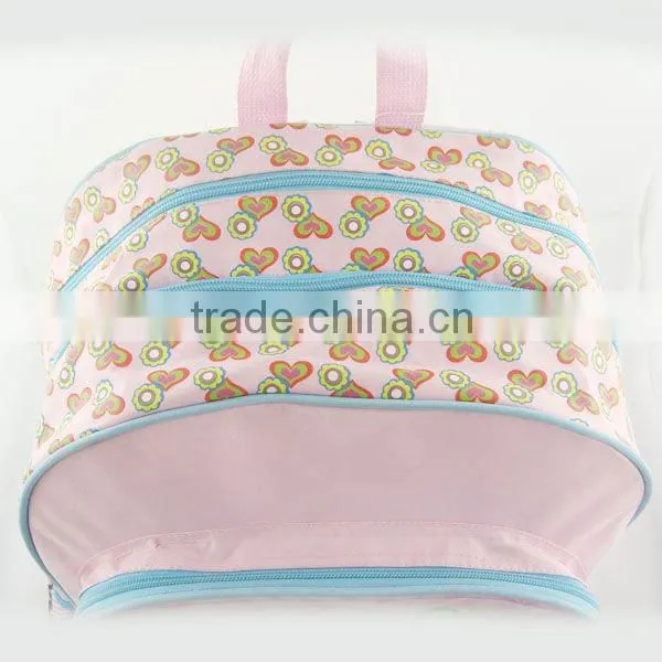 600D with PVC school backpack bag