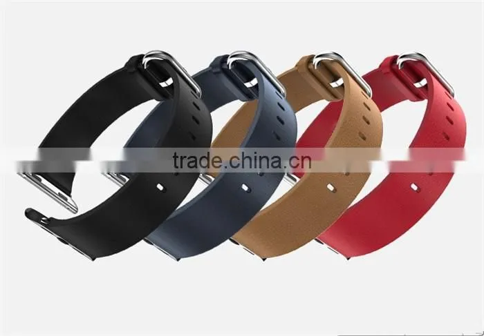 factory wholesale sport watch strap leather watch strap Smart watch band for leather apple watch band