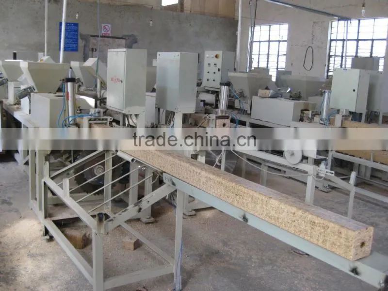 wood sawdust block manufacturing machine used widely worldwide