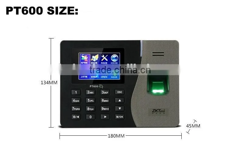 Free software linux system time attendance rfid TCP/IP Webserver fingerprint time attendance recorder