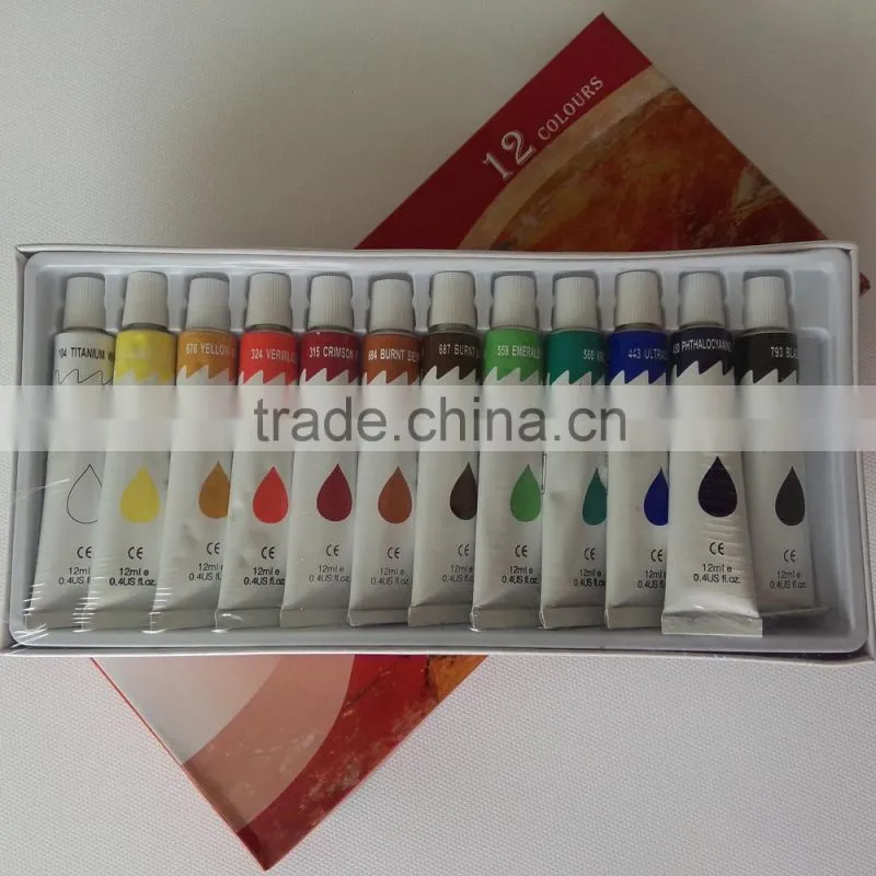 12ml 24color acrylic paints for kids