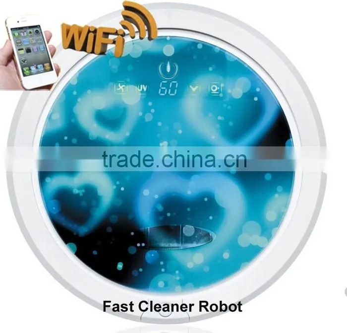Newest WIFI smartphone App control wet and dry mopping robot tolmuimeja / hoover vacuum cleaner
