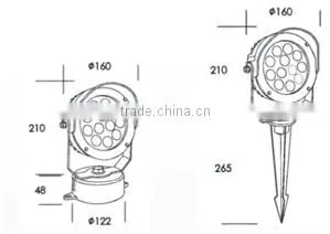 alibaba LED lights outside waterproof garden low voltage LED landscape lighting